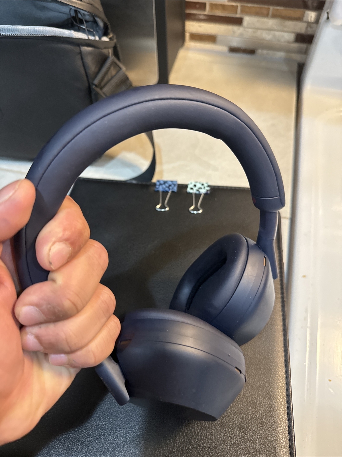 Sony WH1000XM5/L Wireless Bluetooth Over-Ear Headphones – Blue