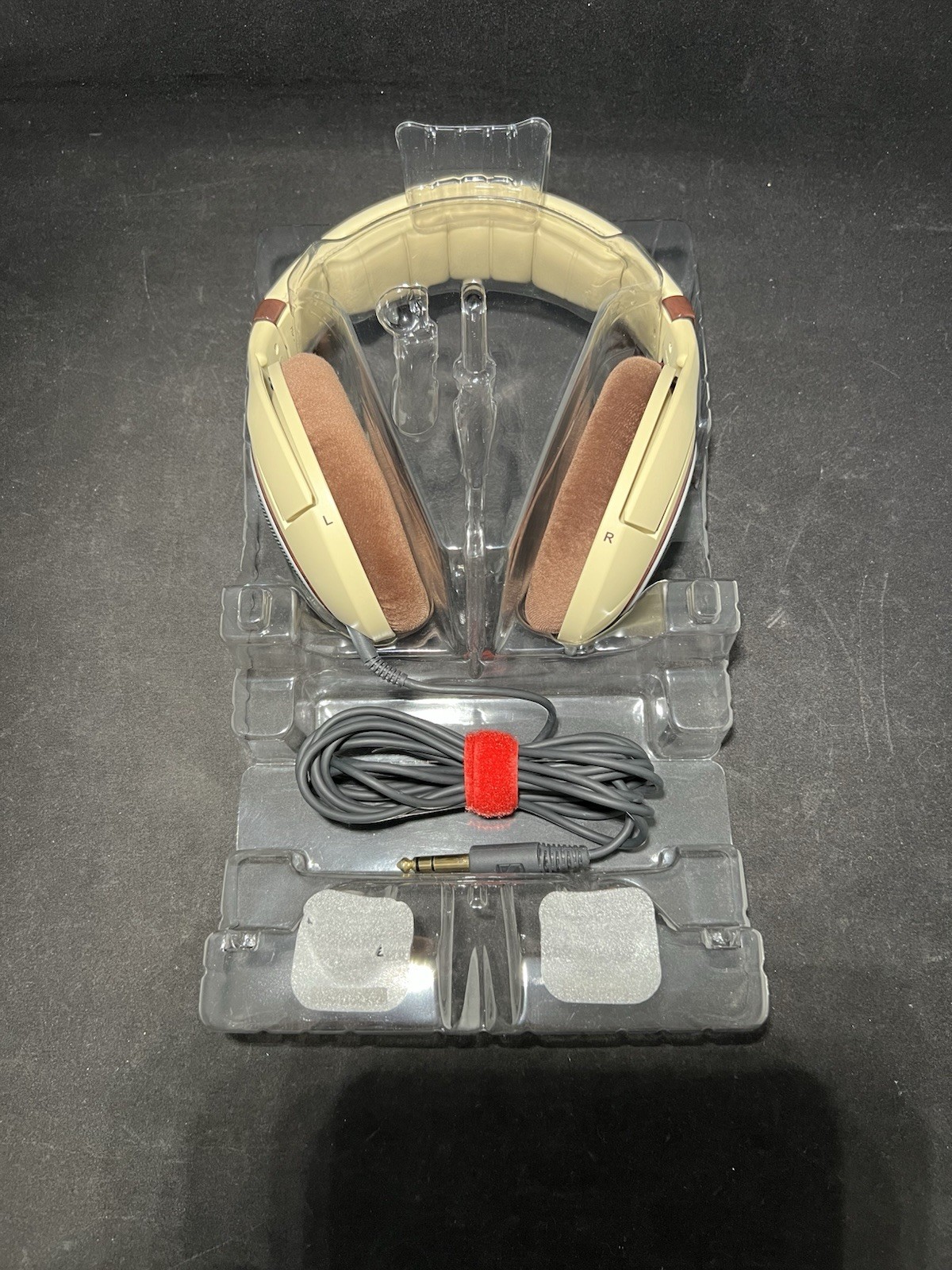 Sennheiser HD 598 Over-Ear Headphones – Brown and Tan – in Box