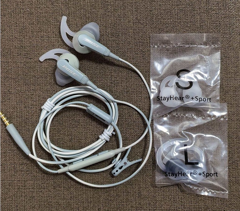 SoundSport In-Ear Earphones Headset 3.5mm Jack For Apple ios Version-Frost Whit