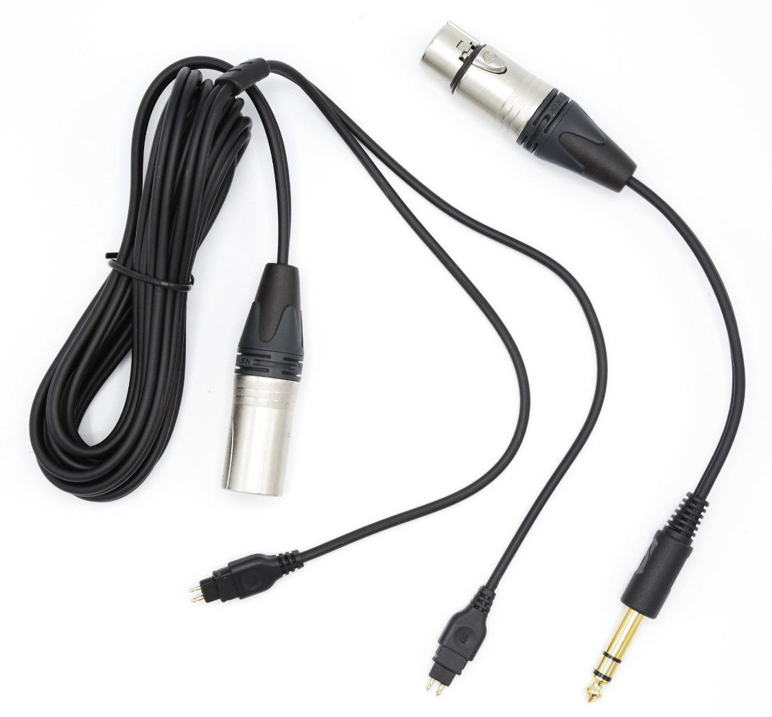 SENNHEISER 4-Pin XLR Balanced Stock Cable + ADAPTER for HD-660 S, HD-650 / 10ft