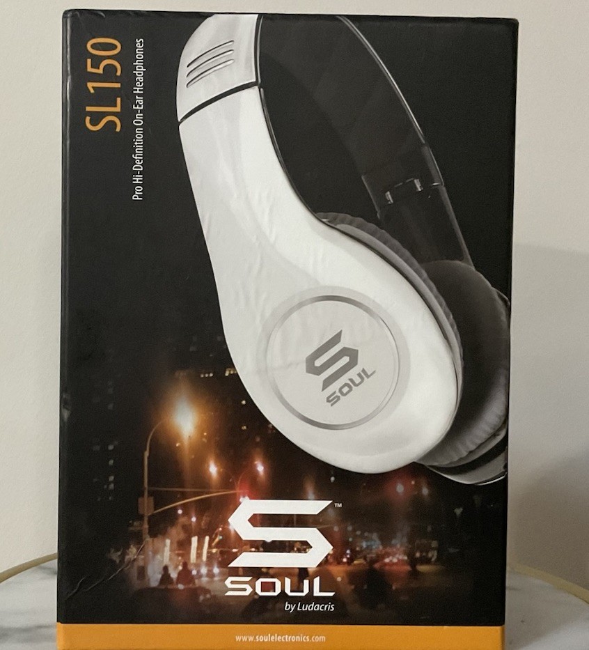 SOUL by Ludacris SL150 On-Ear Wired Headphones White 3.5mm Jack