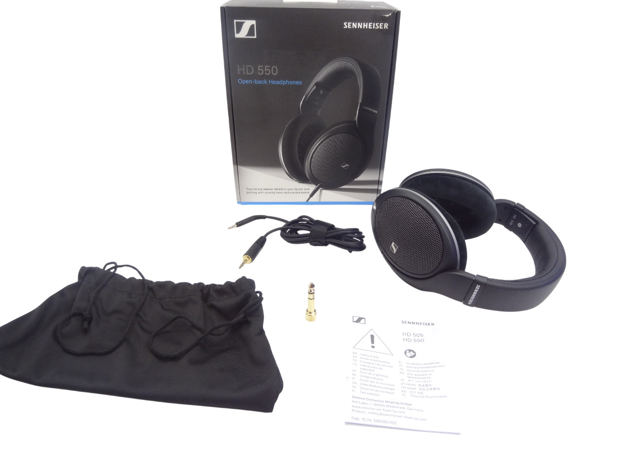 Sennheiser HD 550 Open-Back Audiophile Headphones 700455 – Free shipping