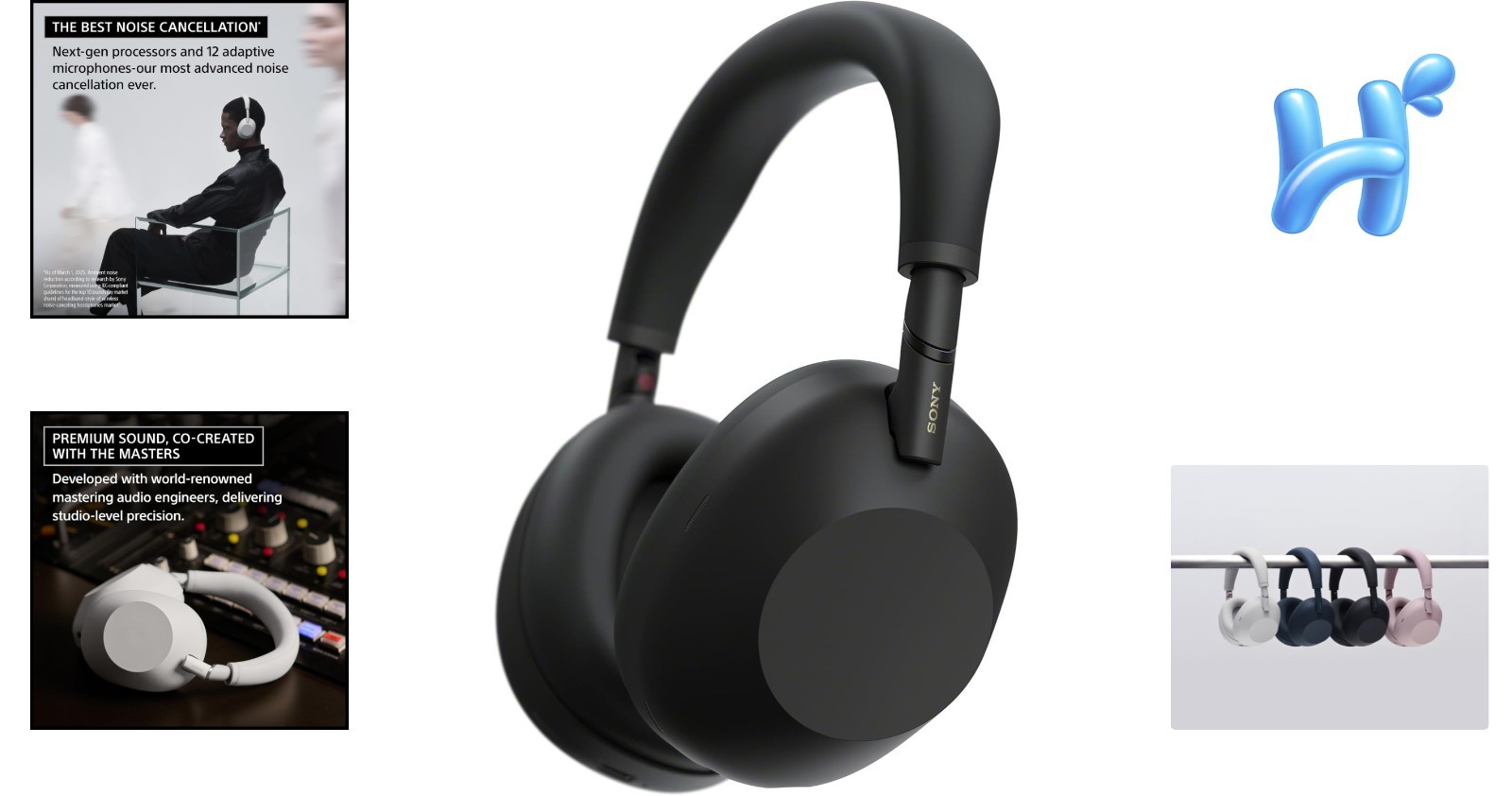 WH-1000XM6 The Best Noise Canceling Wireless Headphones, HD NC Processor QN3,…