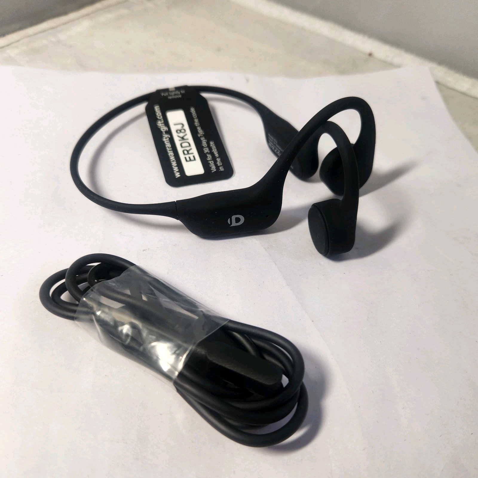 DEMICEA Open Ear Sport Headphones, Wireless Bone Conduction Earphones Workouts