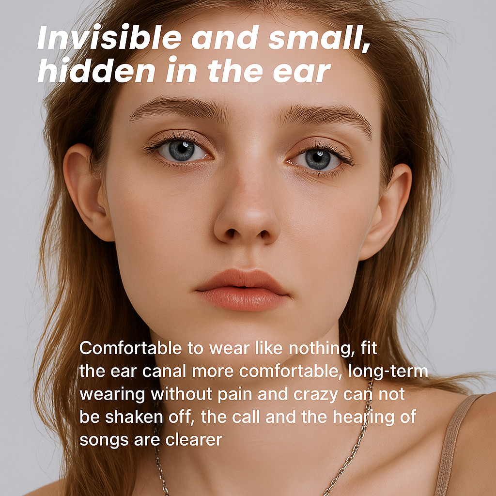 2025 NEW Mini Earbuds Invisible Sleep Headphone Bluetooth 5.2 Earphones Wireless