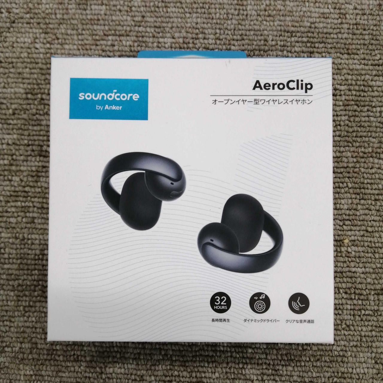 ANKER Wireless Earbuds SOUNDCORE AEROCLIP Used