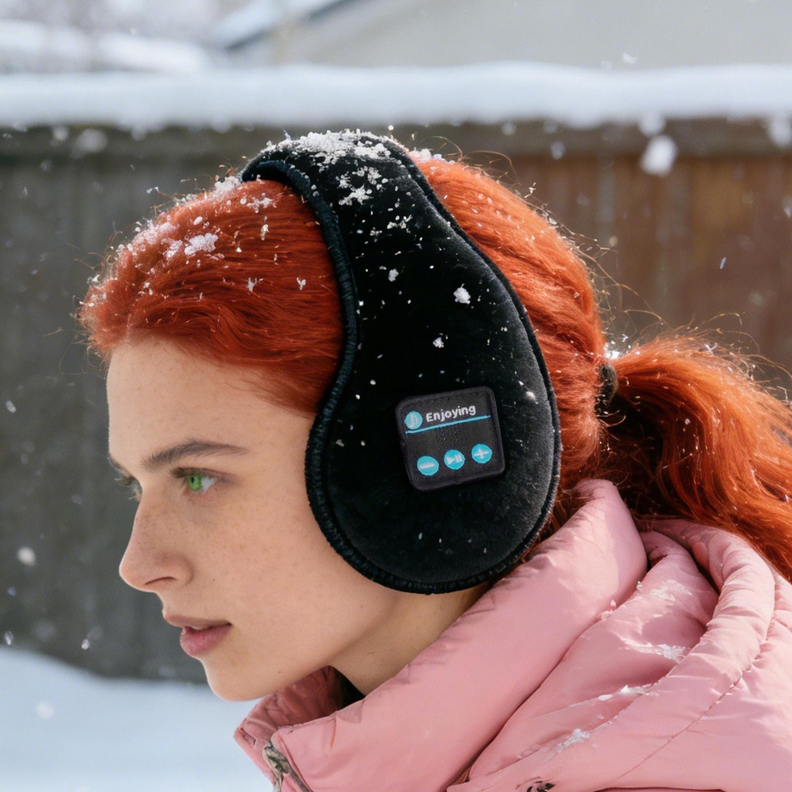 Wireless Ear Muffs Warm Adjustable Wireless Unisex Headphones Women Ear