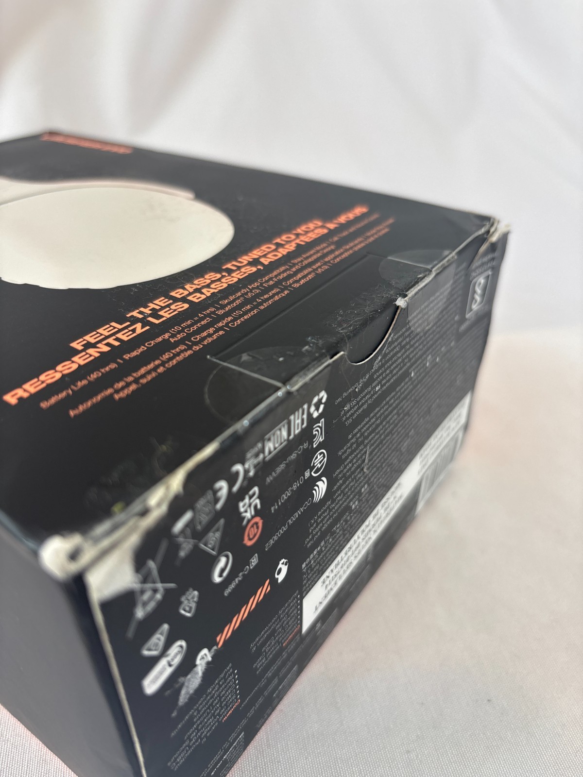 Skullcandy Crusher Evo Bone Wireless Headphones New Unopened Bass Adjustable