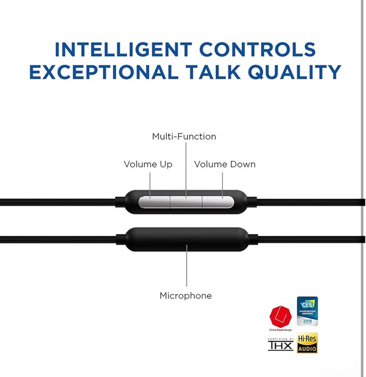 1MORE Triple Driver In-Ear Earphones Hi-Res Resolution,MEMS Mic,High Fidelity