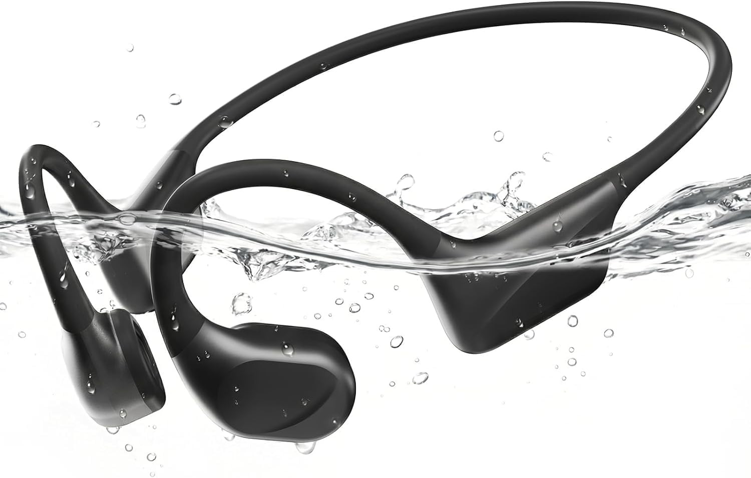 Bone Conduction Swimming Headphones IPX8 Waterproof Open Ear Earbuds | Bone-Air