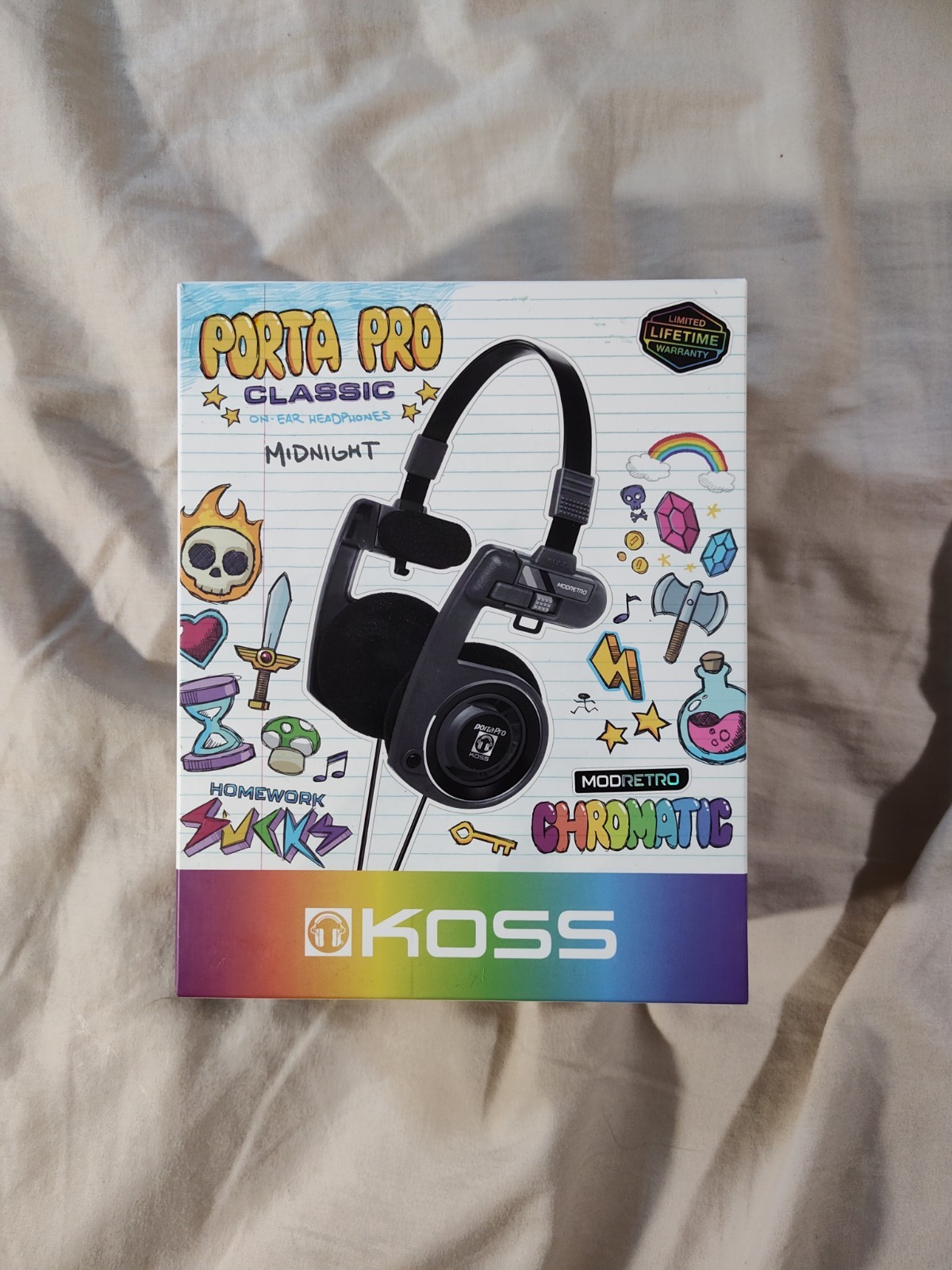 Koss Porta Pro Classic On-Ear Headphones Modretro Chromatic.