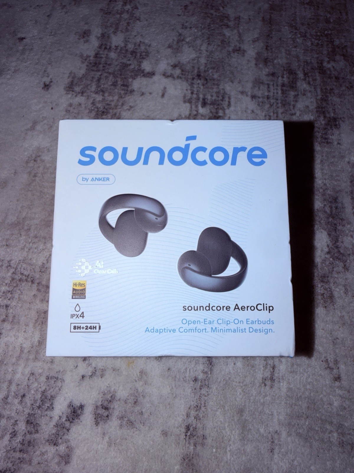 New Soundcore by Anker soundcore AeroClip Open-Ear Clip-On Earbuds Black