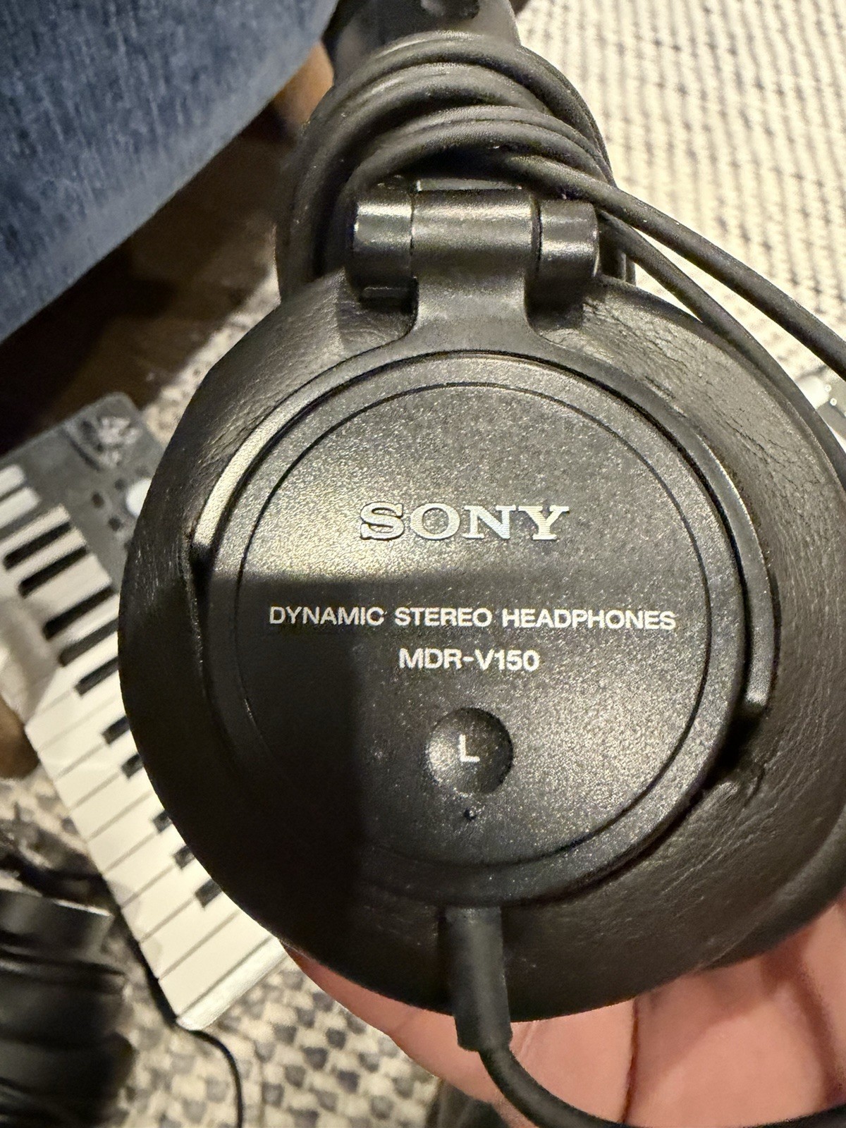 Sony MDR-V150 On Ear Wired Headphones – Black