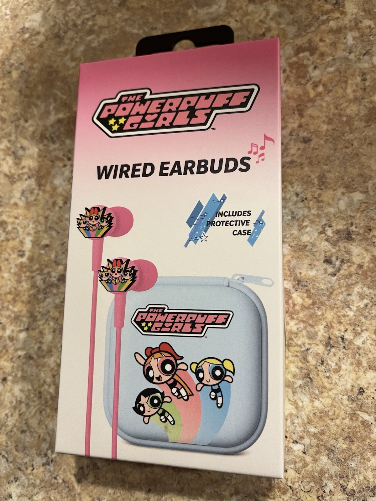 The Powerpuff Girls Wired Earbuds & Protective Case – Cartoon Network New