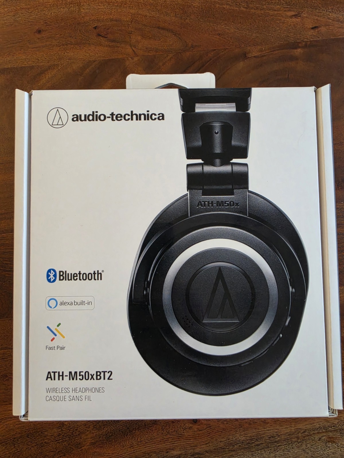 Audio-Technica ATH-M50xBT2 Wireless Over-Ear Headphones Bluetooth Alex Fast Pair