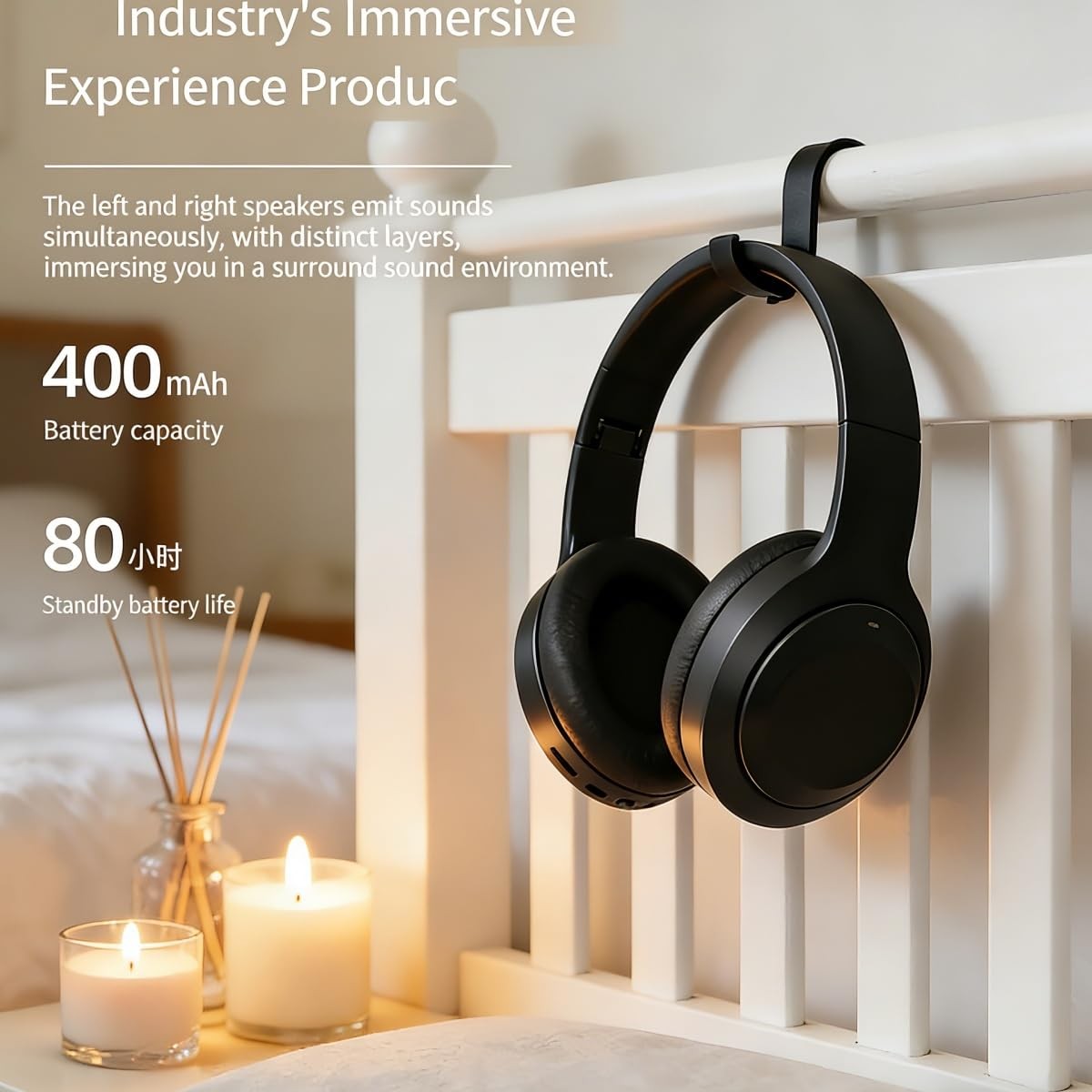 Wireless Bluetooth 5.4 Headphones Over Ear ,Noise Reduction Wireless Headphon…