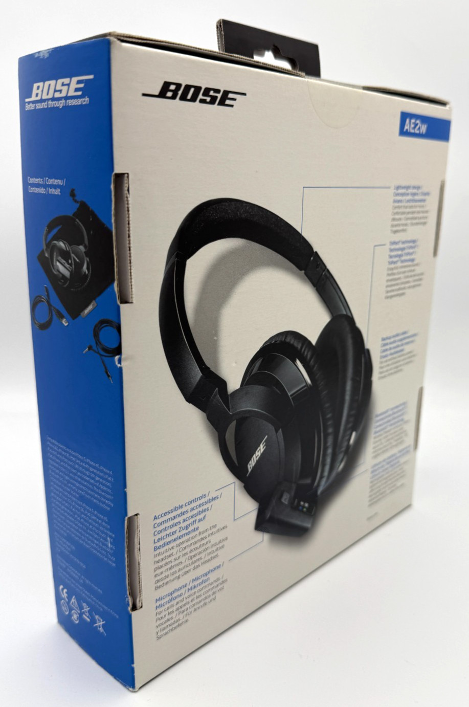 BOSE AE2w Bluetooth Wireless or Wired Headphones Apple compatible FACTORY SEALED