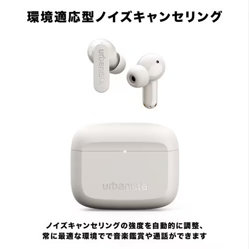 PALO ALTO Wireless Earphones Bluetooth Compatible Cloud White