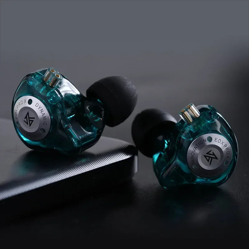 EDX Pro X HiFi Dynamic Bass Earphones Noise Cancelling 2-Pin Cable