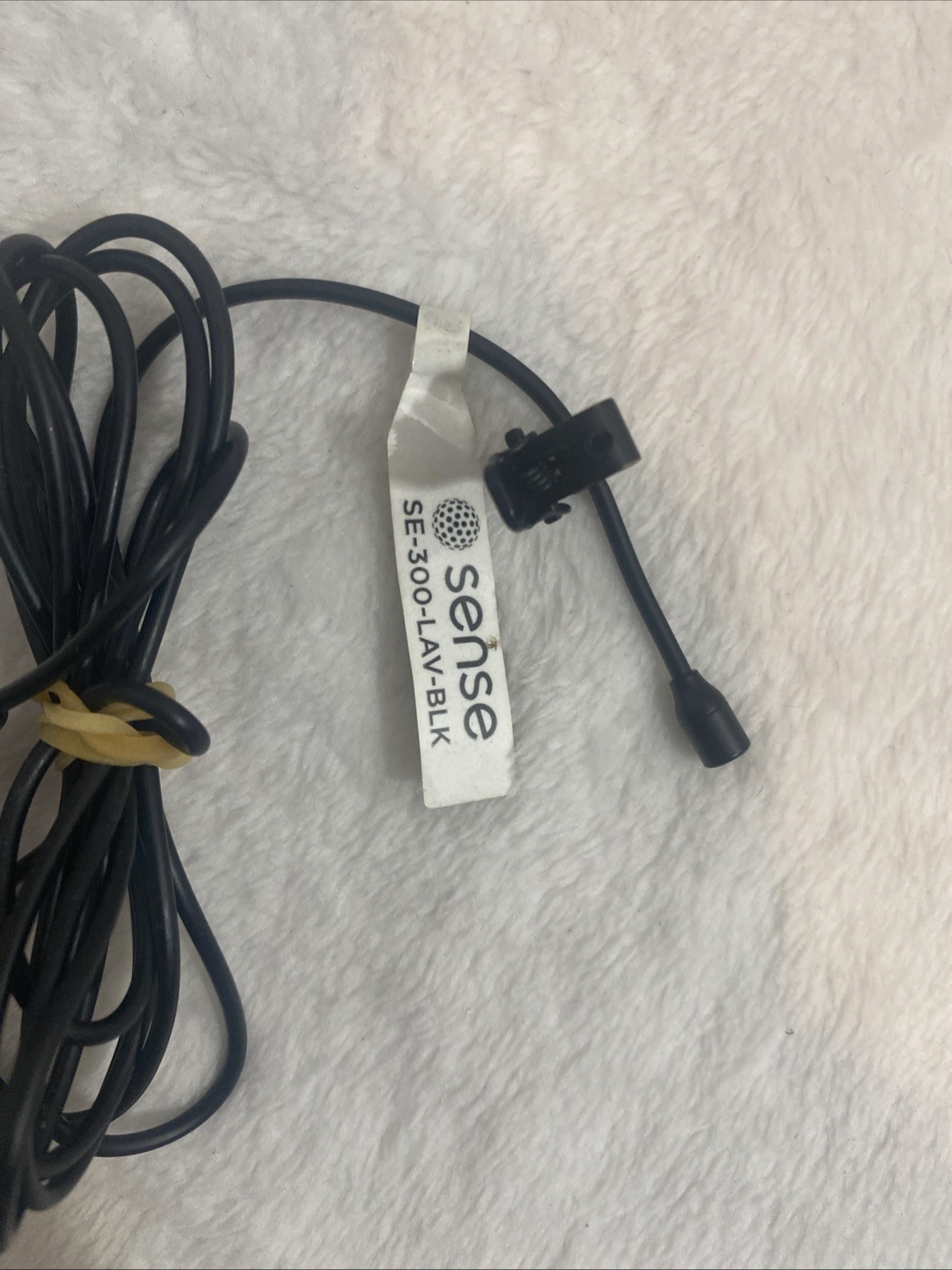 Sense Headset Microphone SE-300-LAV-BLK Single Ear Cilp 1.5M With SE-300-WT-BODY