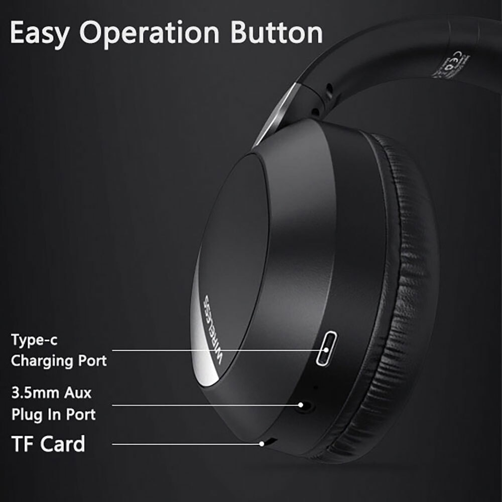 Wireless Bluetooth Over-Ear Headphone Headset For Samsung Galaxy A07 A17 A37 A57