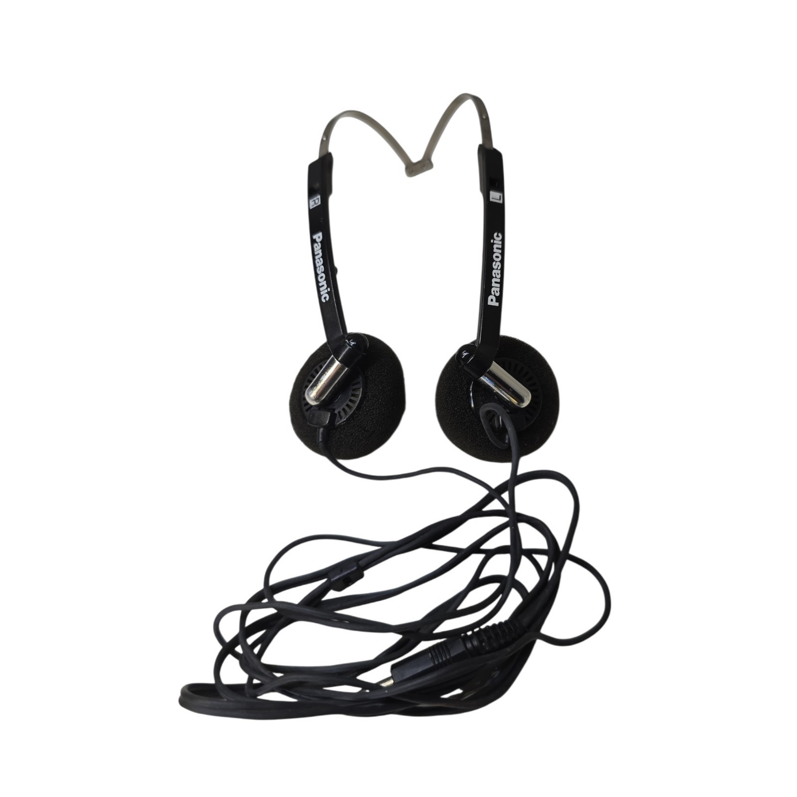 RARE Vtg Panasonic Folding Metal Band Headphones Portable Audio Walkman 80s 90s