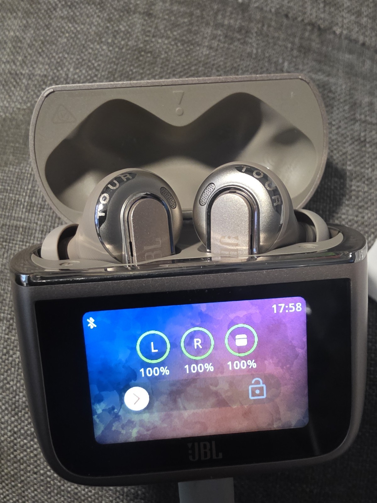 JBL Tour Pro 3 True Wireless Noise-Canceling Earbuds (Beige) Genuine JBL