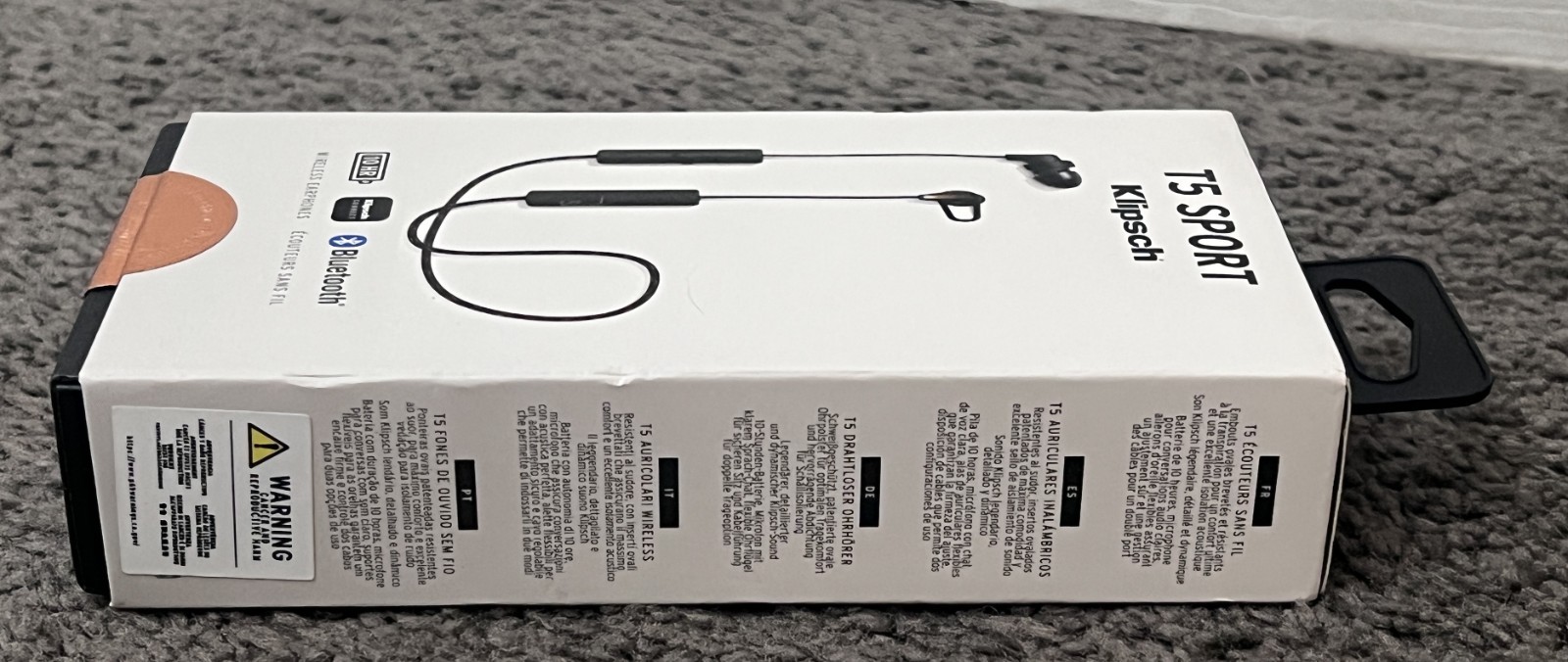 Klipsch T5 Sport Bluetooth Wireless Earphones Black