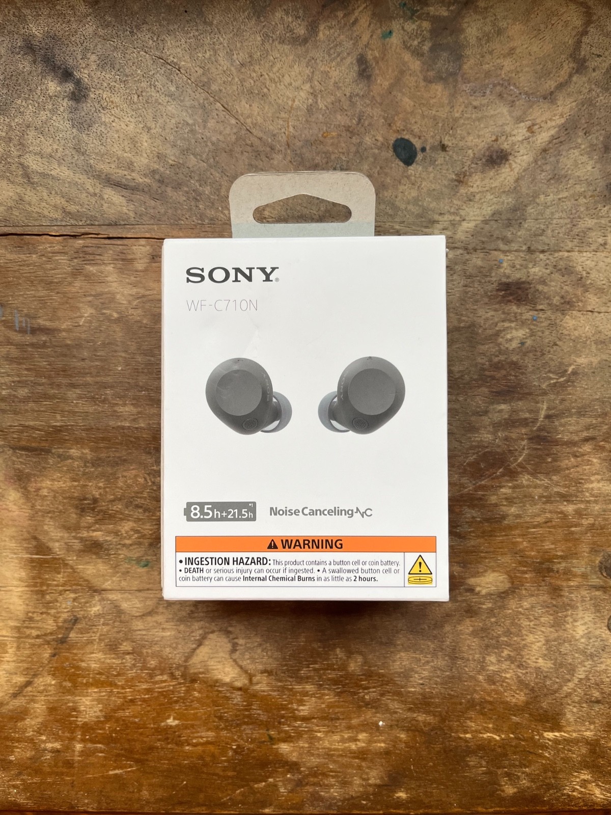 Sony Wireless Earbuds WF-C710N Black ANC – NEW