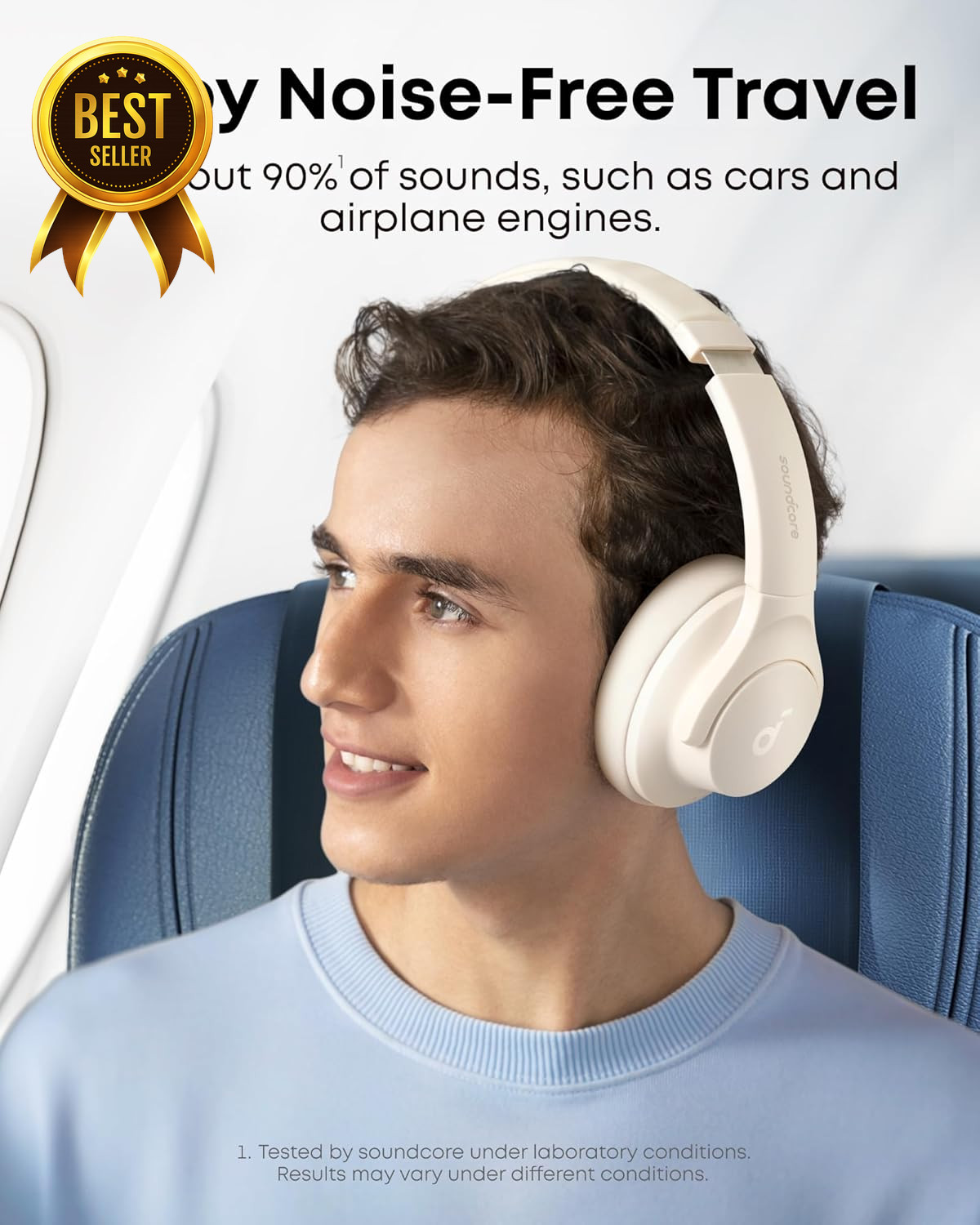 Soundcore Q20i Hybrid Active Noise Cancelling Wireless Over Ear Headphones Bluet
