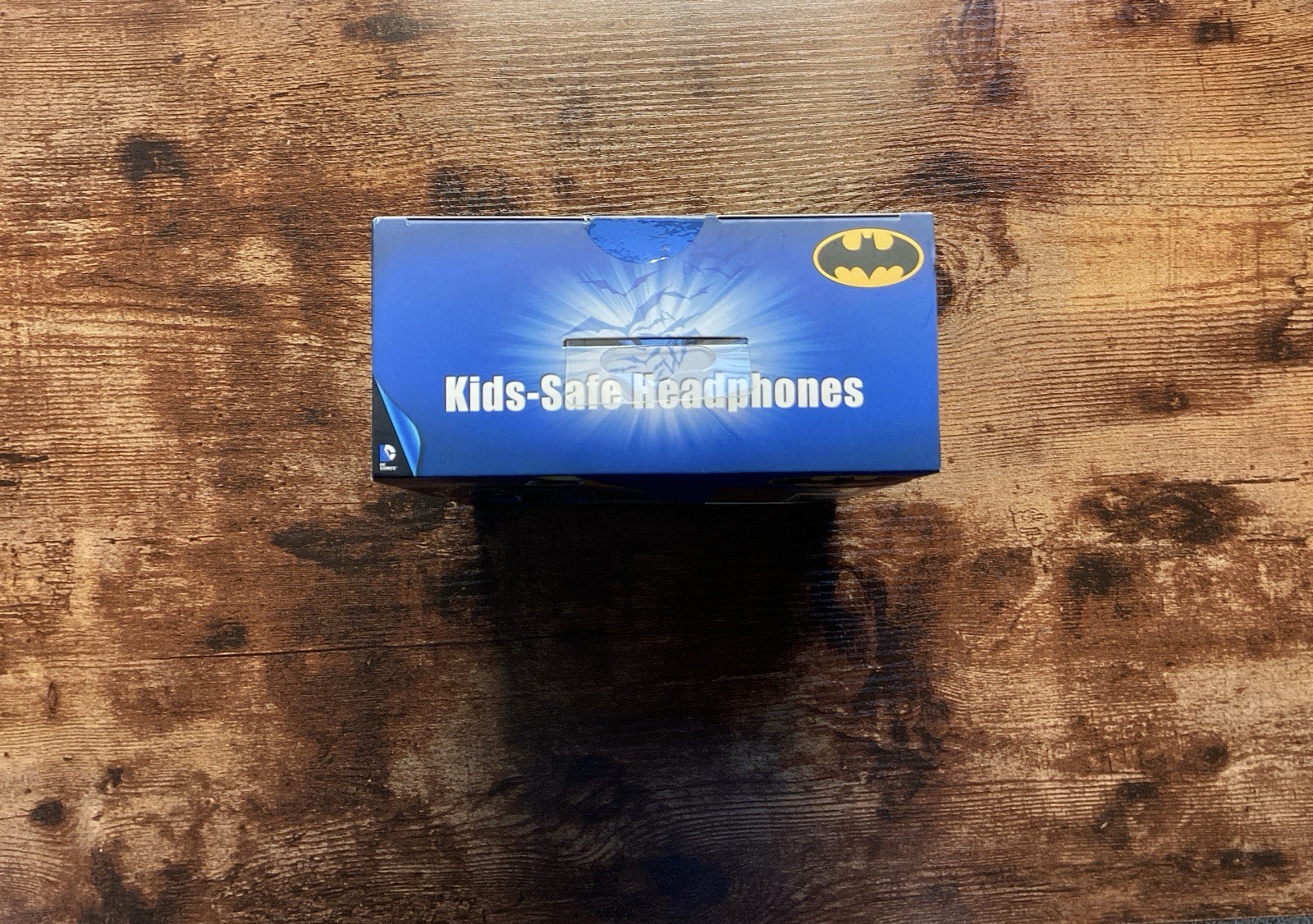 Kids-Safe Batman Headphones yellow and black