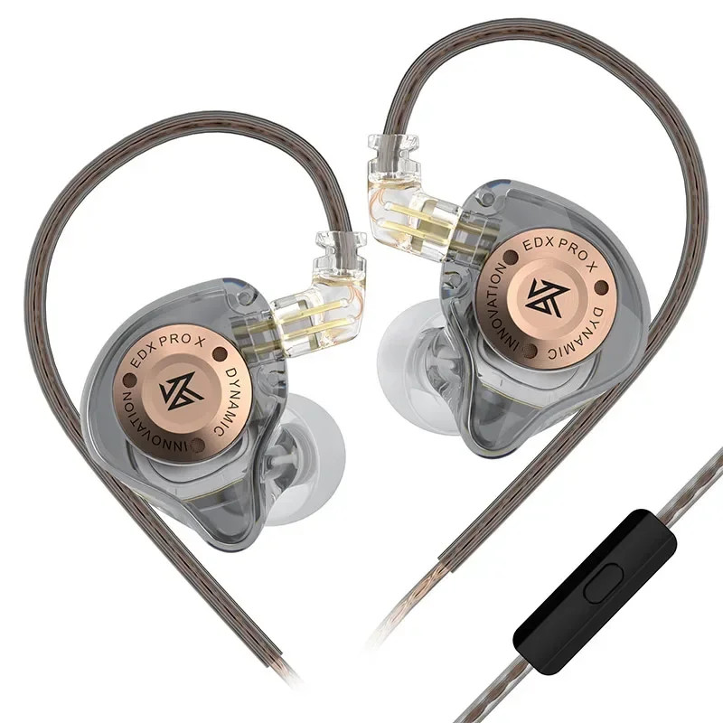 EDX Pro X HiFi Dynamic Bass Earphones Noise Cancelling 2-Pin Cable