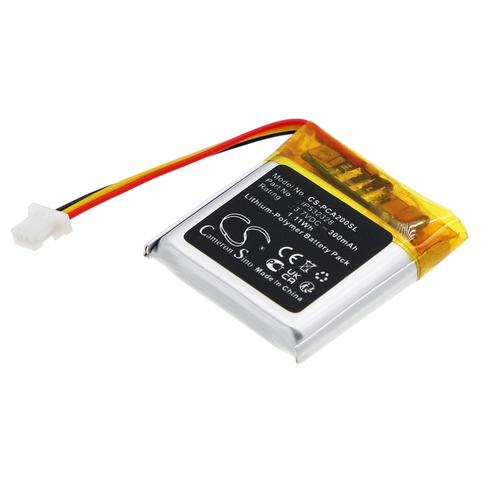 BATTERIE 300mAh Type IP532328 For Phonak 2 Audio Streamer, Compilot Air II