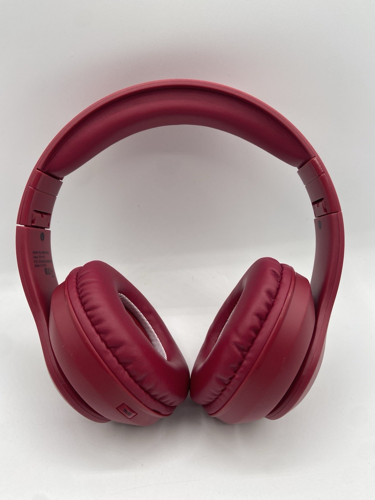 Brookstone BSBTH325 Red Bluetooth Wireless Over-Ear Headphones Tested Maroon