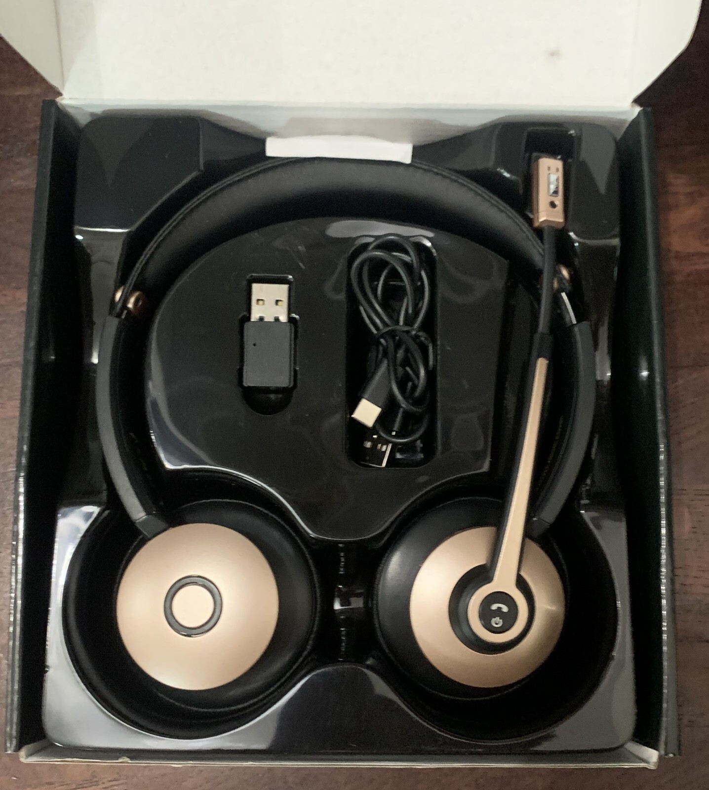 NOB Earbay Wireless Headset With Microphone Black/Gold BT782/BT688