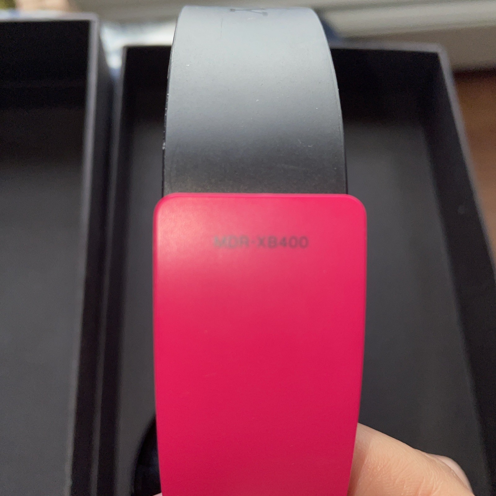 Sony Headband Headphones Black/Hot Pink MDR-XB400