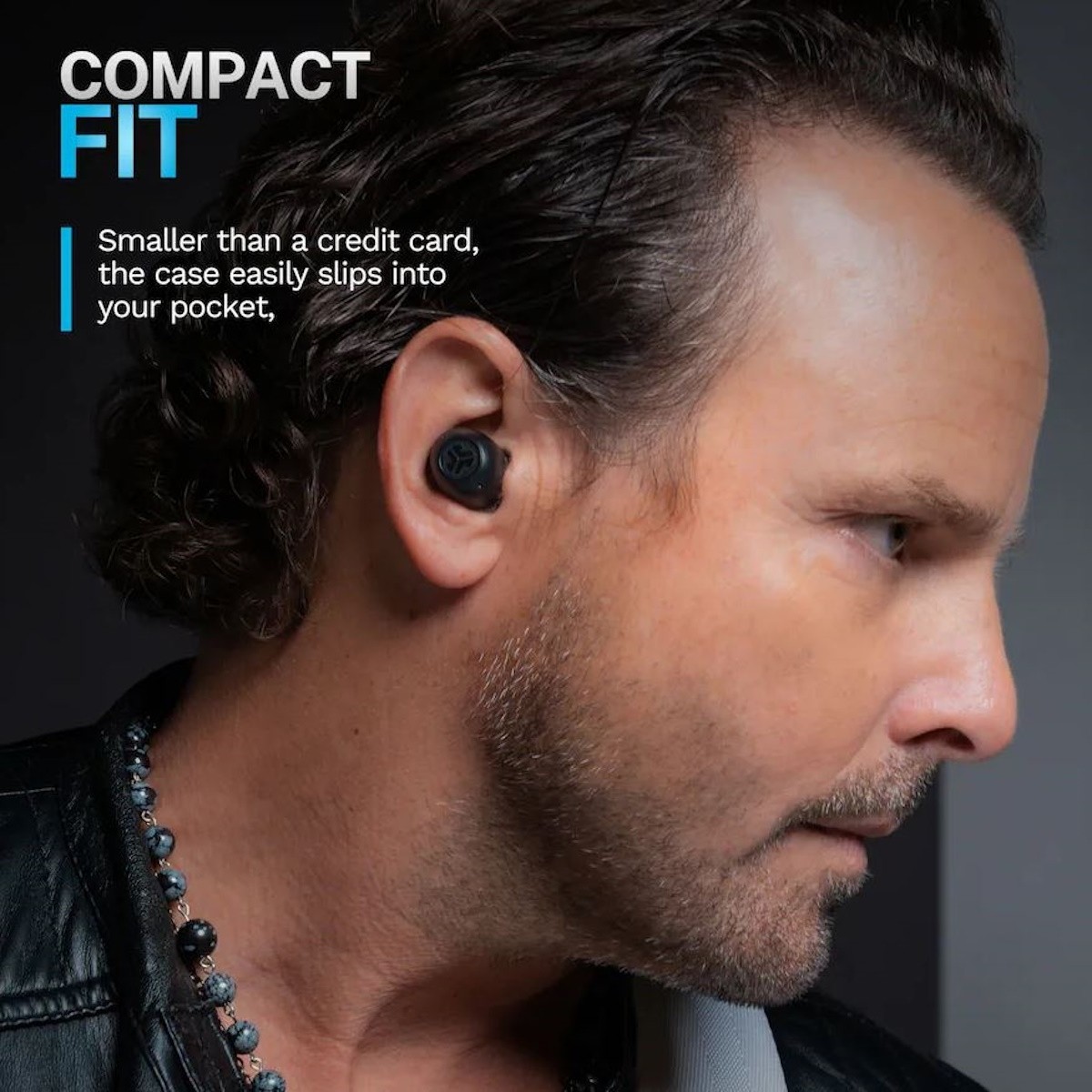 JLab GO POP ANC True Wireless Earbuds Black EBGOANCRBLK124
