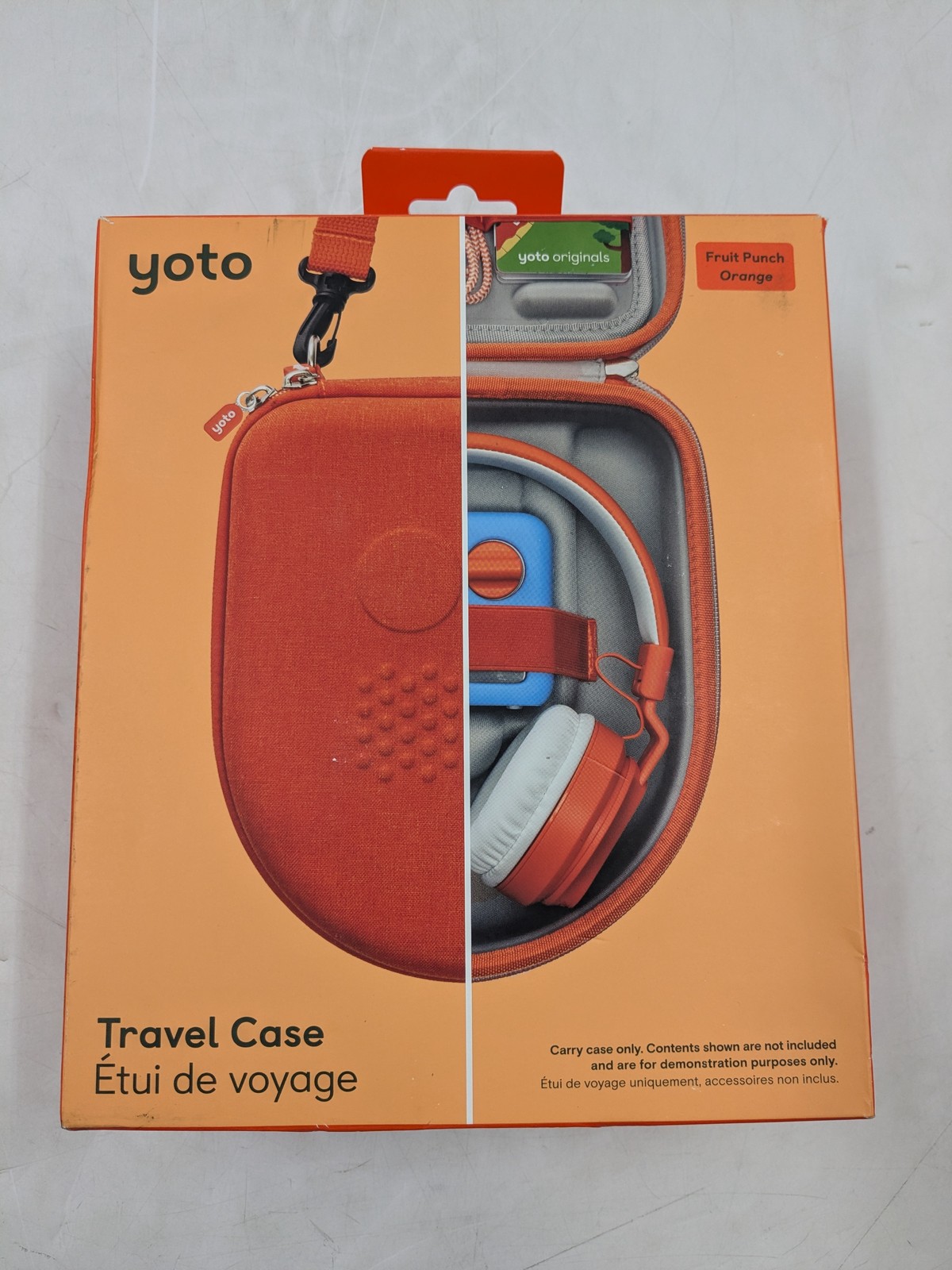 Yoto Wired Over-Ear Headphones For Kids 3.5mm Jack w/ Travel Case Lot of 2