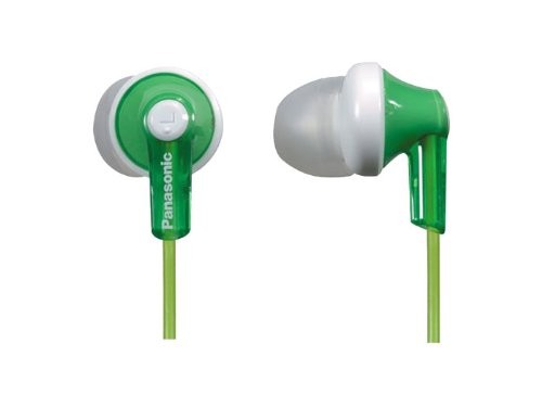 Panasonic RP-HJE120-G Earphone – Stereo – Green – Wired – 16 Ohm – 20 Hz 20 kHz