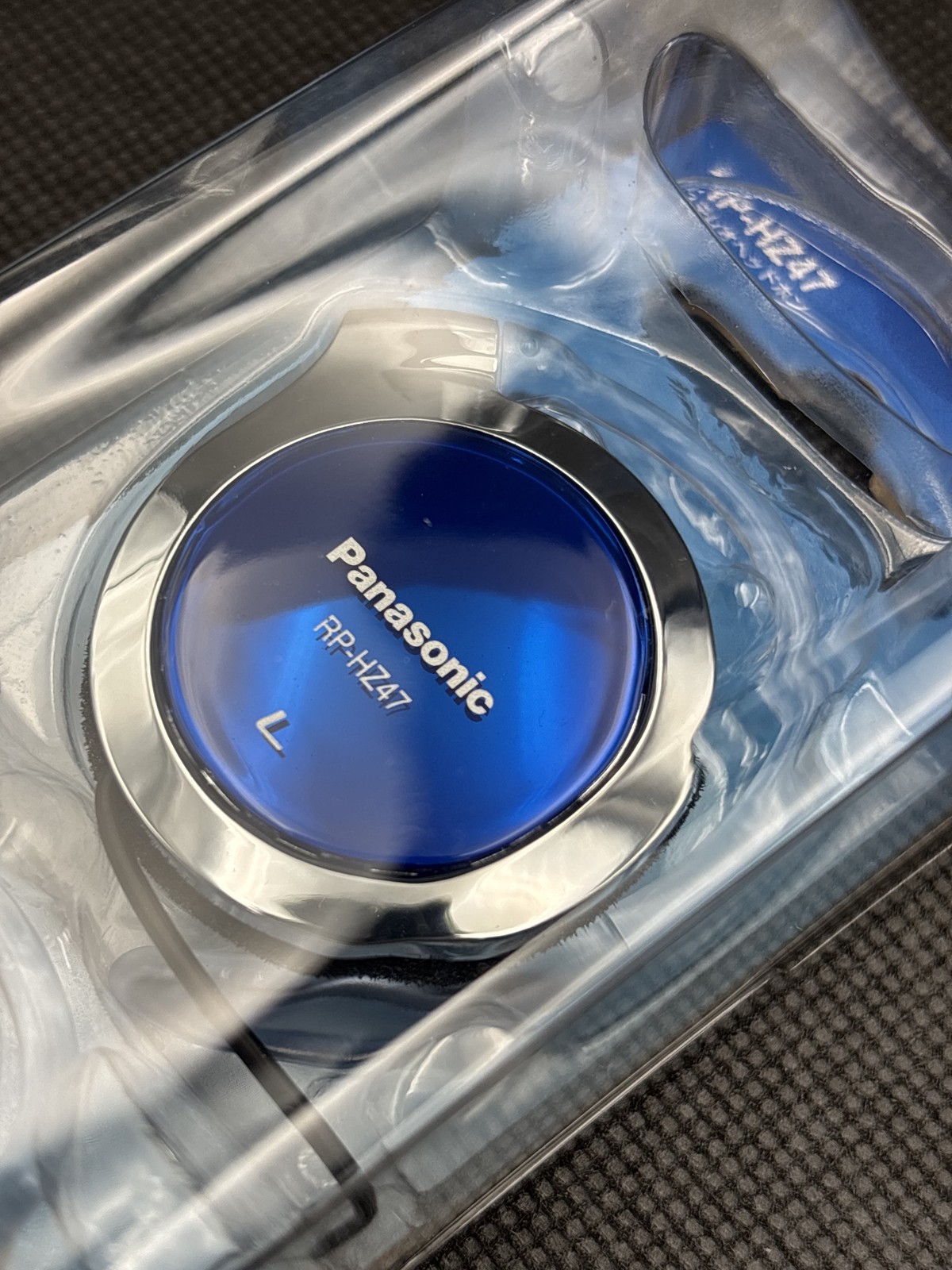 Panasonic Clip Earphone Headphone RP-HZ47-A 9.9mm Blue NEW