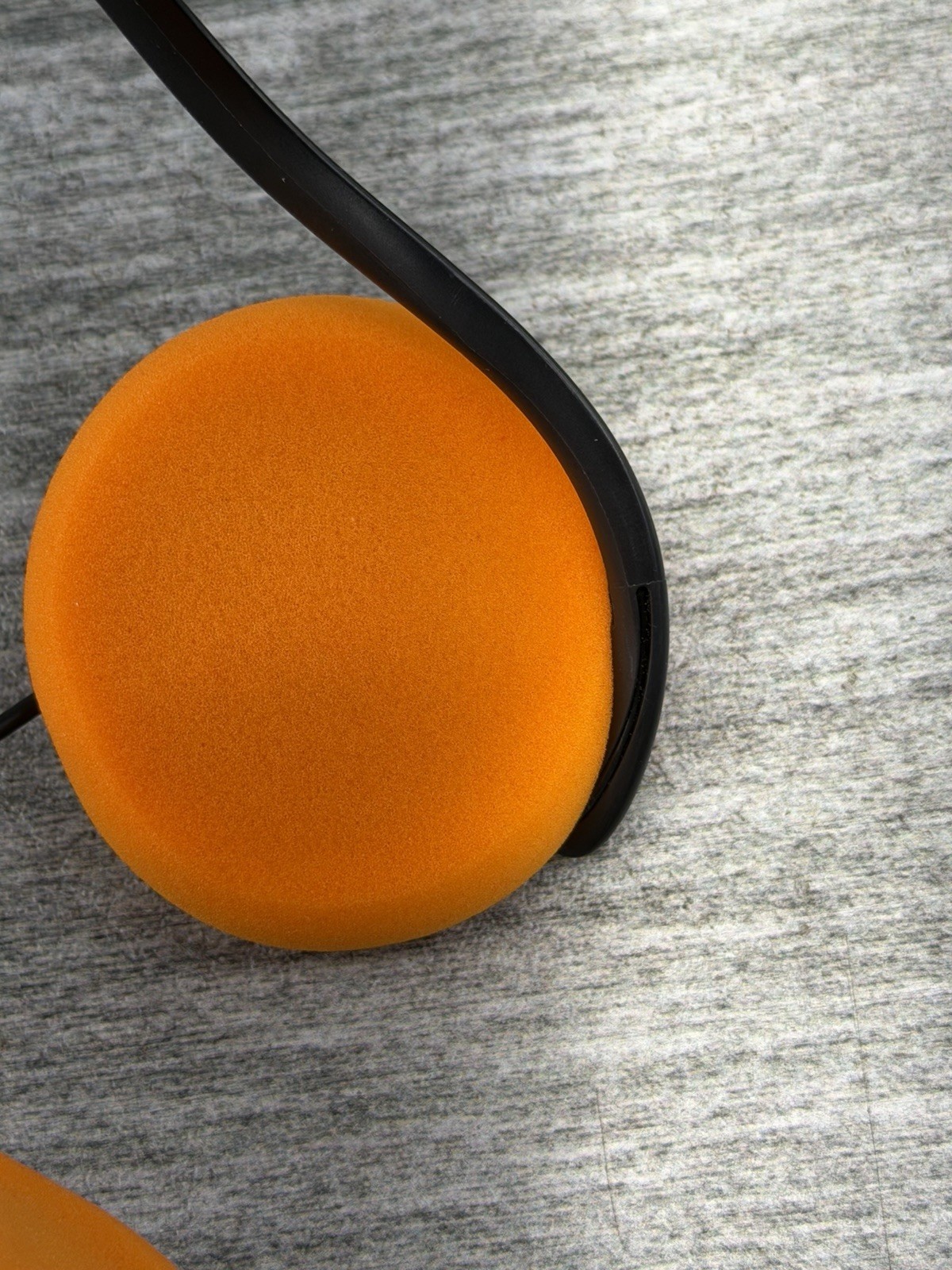 Sony MDR-G45 Street Style On Ear Behind The Neck Headphones 90s Y2K Black Orange