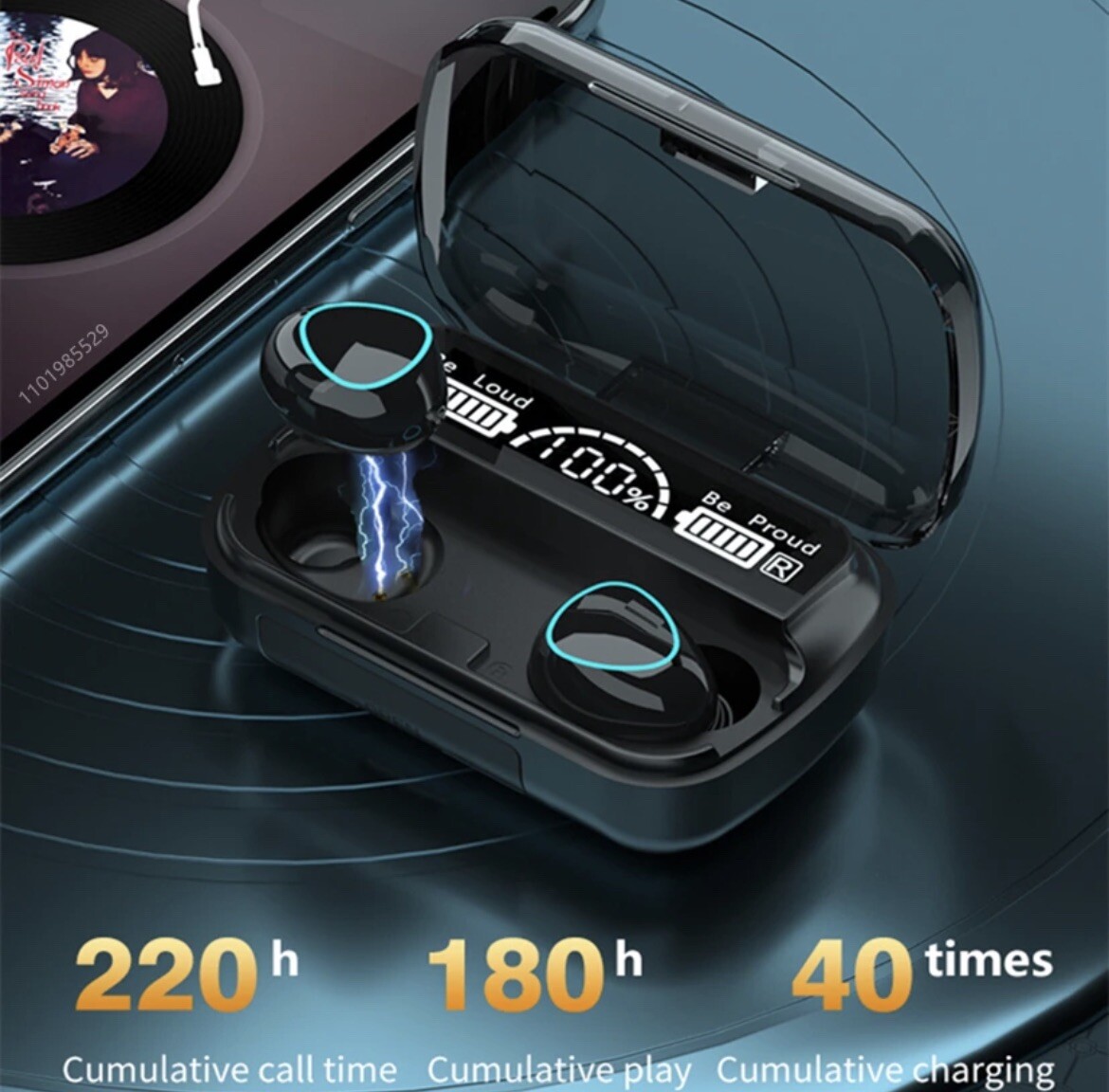 FNTWIF 3500mAh TWS Wireless Earphones Bluetooth Noise Canceling earbuds