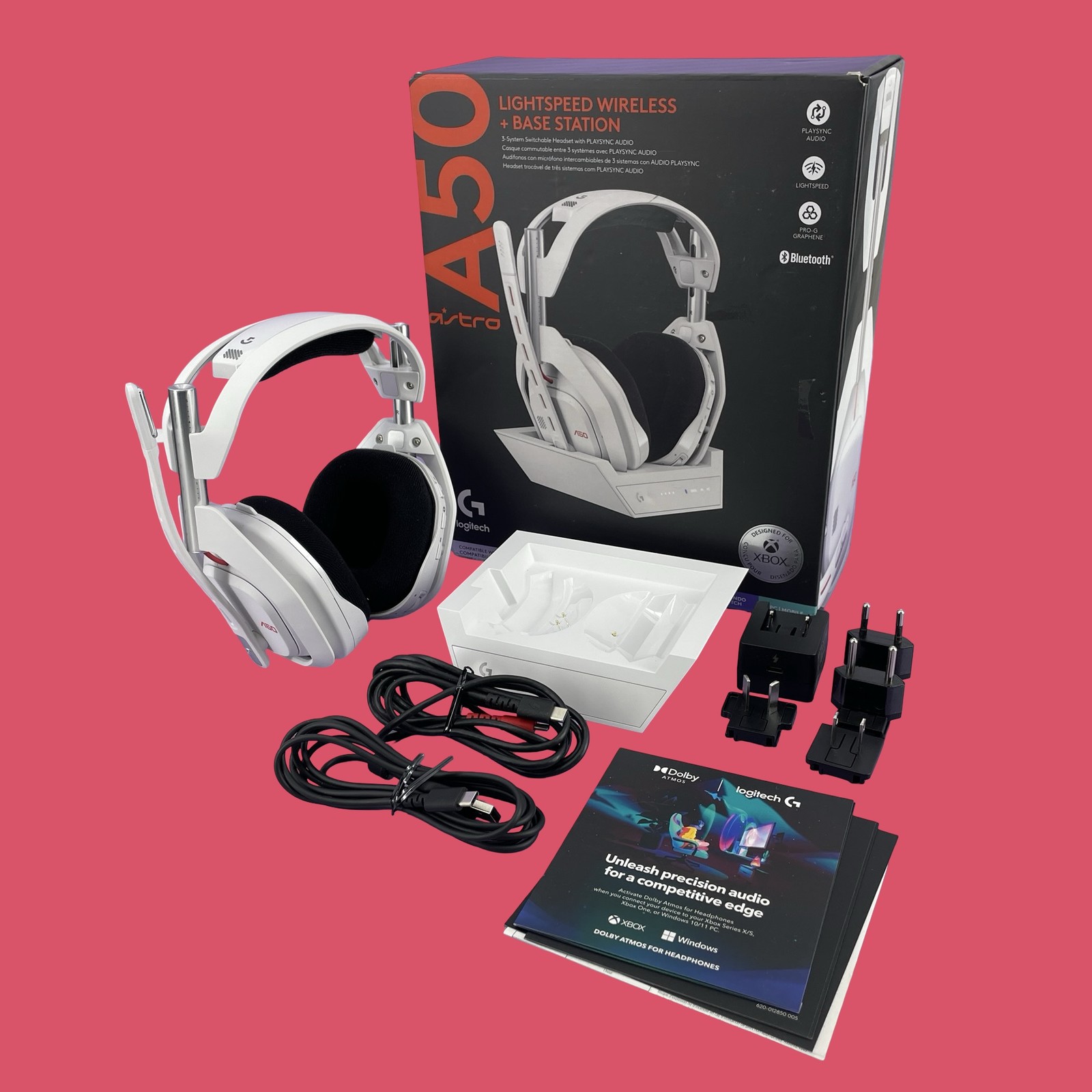 Logitech G Astro A50 2.4GHz BT Multi-Platform Wireless Gaming Headset #FS9645