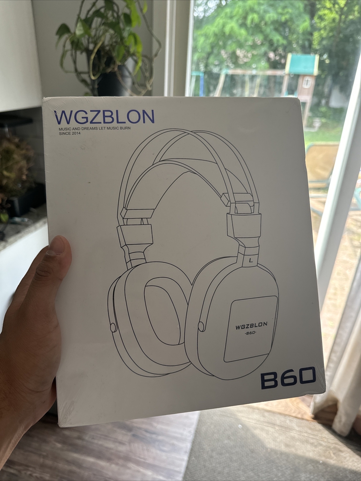 WGZBLON B60 1.5m conductor 50mm trumpets Headphone independent 32 ohms 100dB