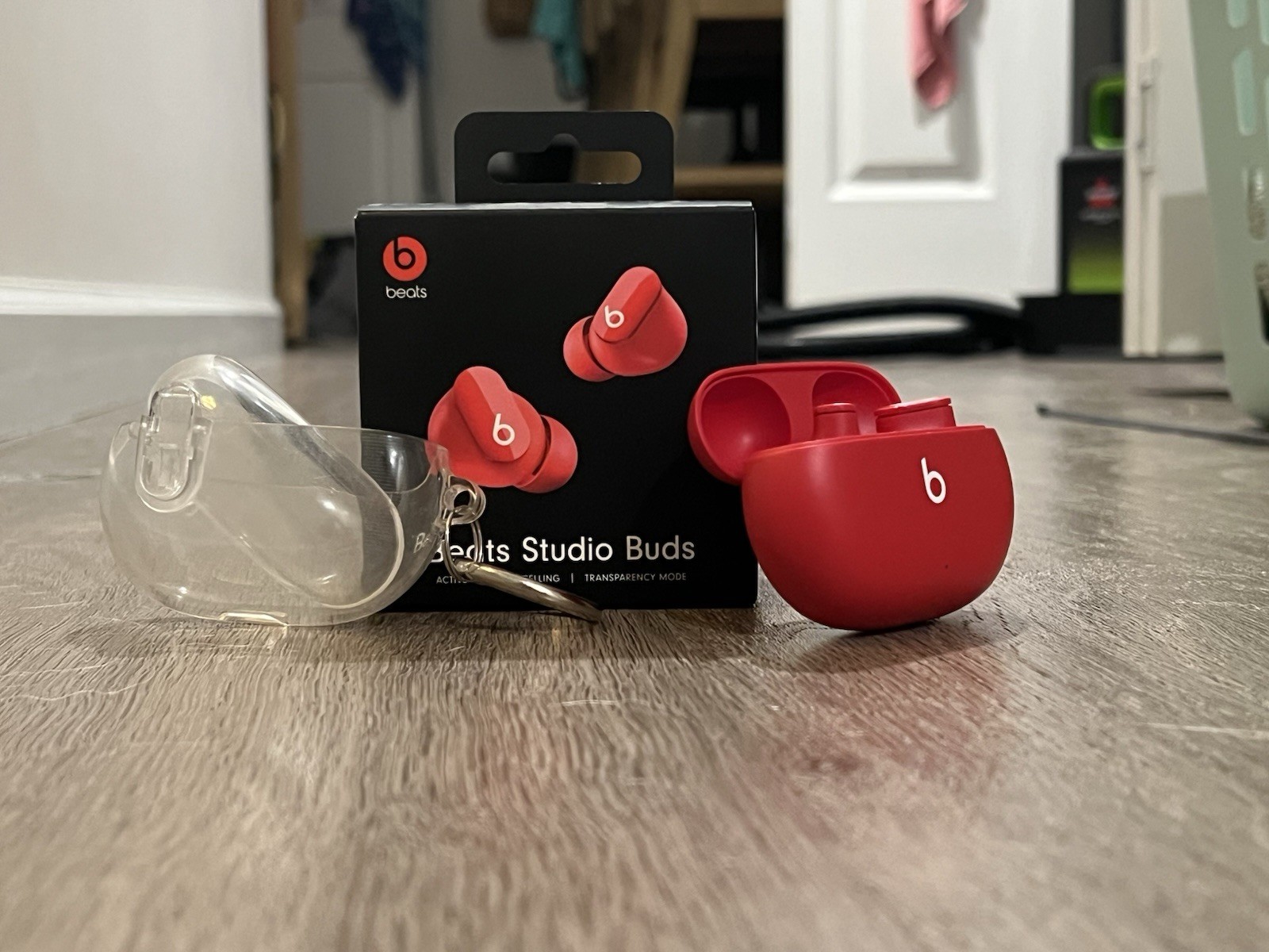 Beats by Dr. Dre Studio Buds True Wireless ANC Earbuds Red USB-C Open Box w Case