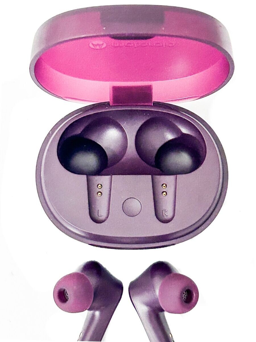 Motorola Moto Buds 600 ANC True Wireless Bluetooth Earbuds Ear Pods (Purple)