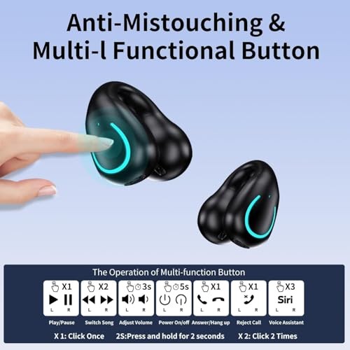 ZIDOXING OPEN EAR CLIP ON HEADPHONES EAR HOOK WIRELESS BONE CONDUCTION – BLACK