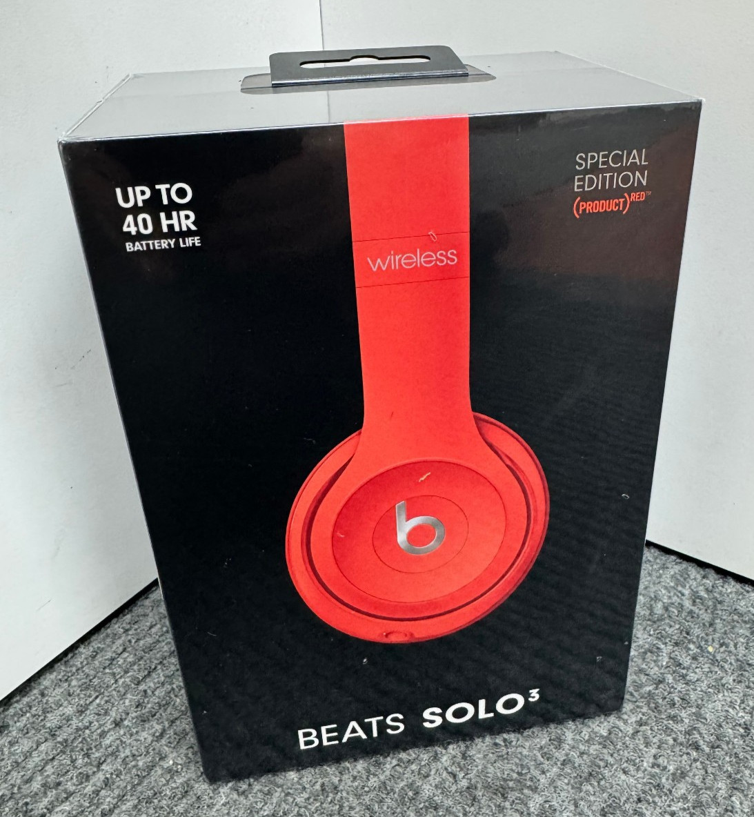 Beats Solo 3 MX472LLA Solo3 Wireless On-Ear Apple Headphones Special Edition Red
