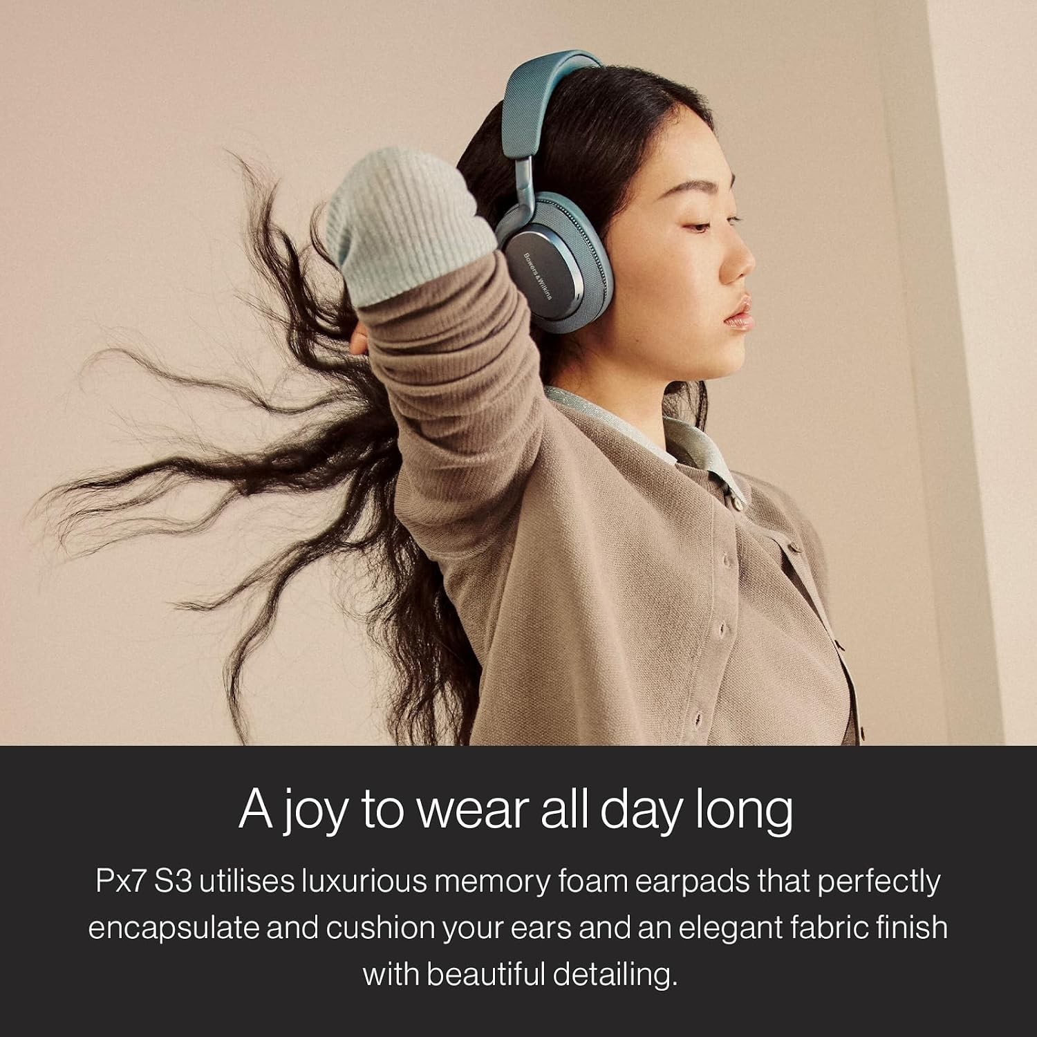 Bowers & Wilkins Px7 S3 White/Silver Wireless Bluetooth Over-Ear Headphones