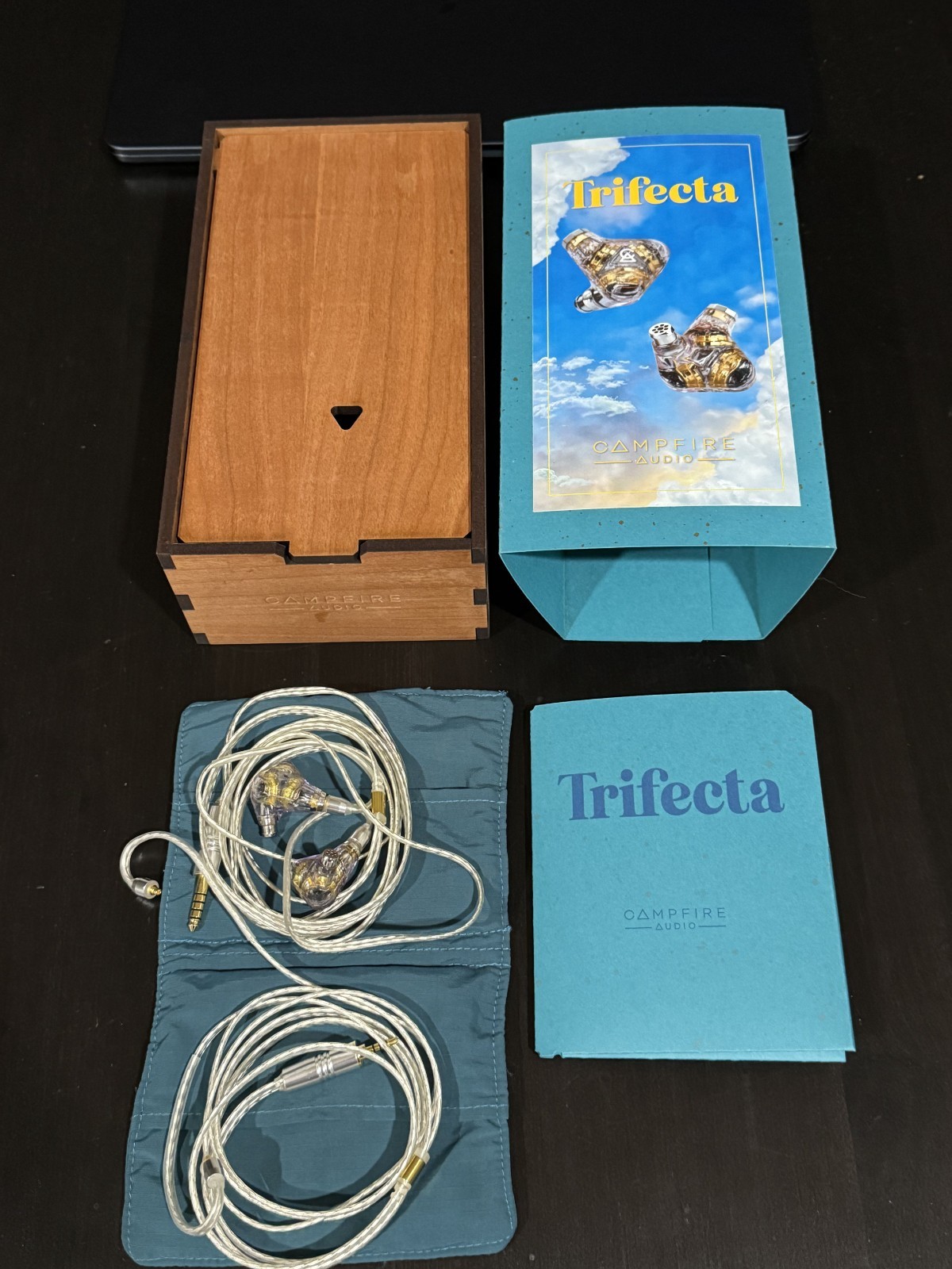 Campfire Trifecta Triple Dynamic Driver In-Ear Monitors, Excellent condition
